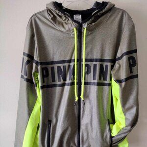 VS PINK Grey/Neon Women's Windbreaker